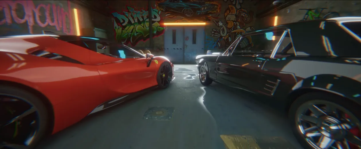 Studierendenprojekt, erstellt in Unreal Engine 5