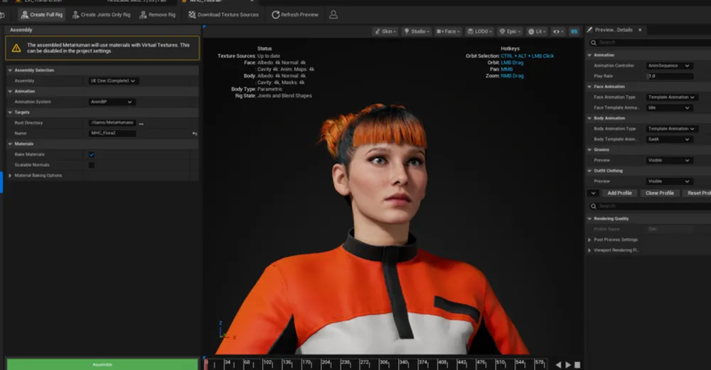 Studierendenprojekt, erstellt in Unreal Engine 5